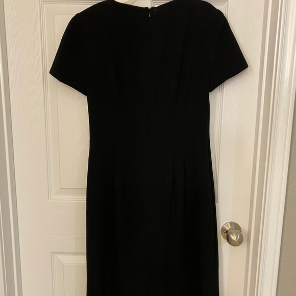Ladies midi black dress size 8 - Picture 4 of 9